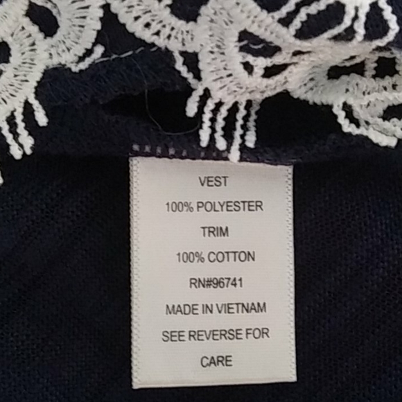 SELF ESTEEM Lace Hem Cardigan Size XL - Picture 4 of 5